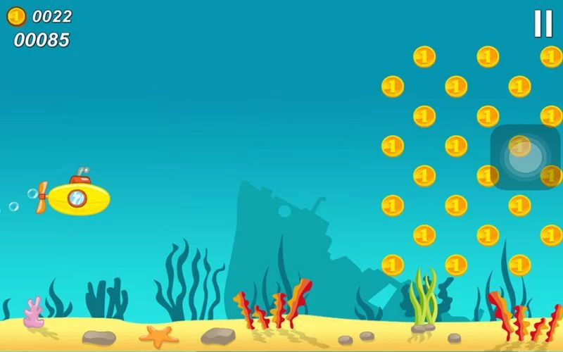 Изображение игры: Submarine Runner