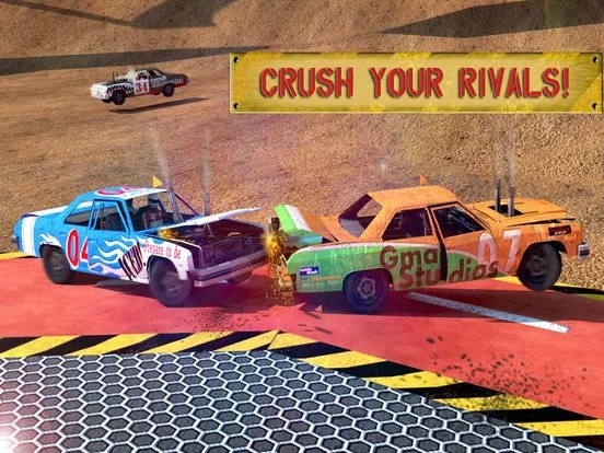 Изображение игры: Mad Car Crash Racing Demolition Derby