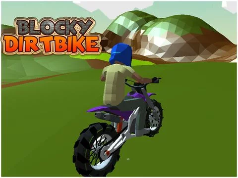 Изображение игры: Blocky Dirt Bike
