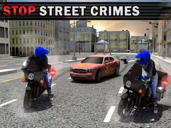 Изображение игры: Police Bike Crime Patrol Chase 3D Gun Shooter Game