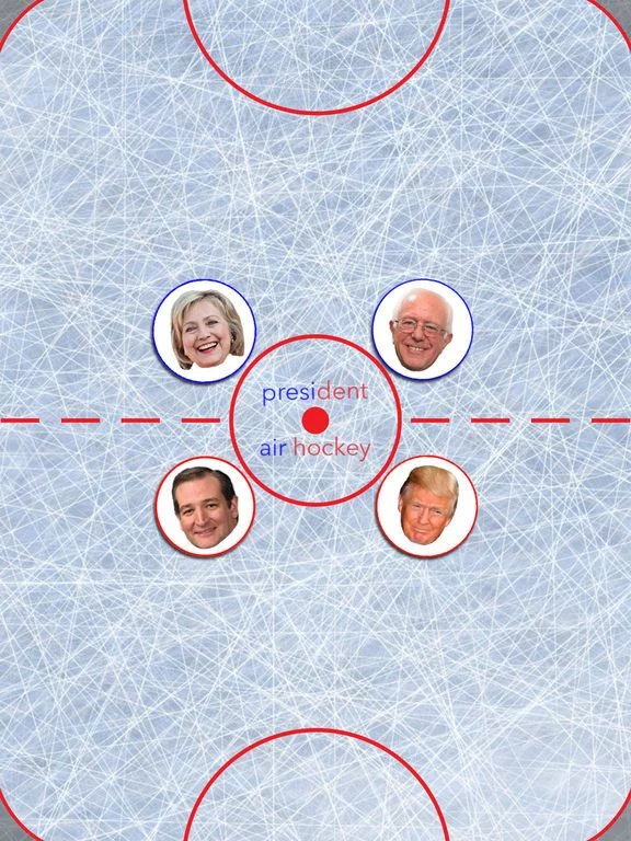 Изображение игры: President Air Hockey