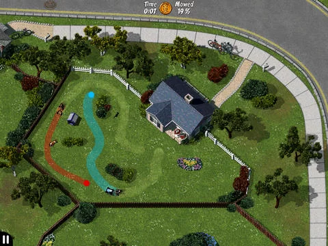 Изображение игры: LawnMowerKids
