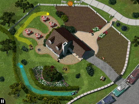 Изображение игры: LawnMowerKids
