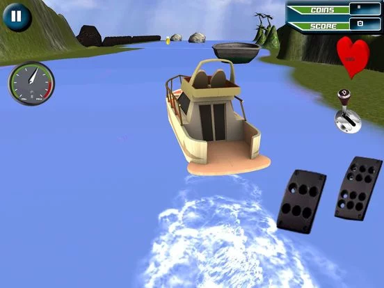 Изображение игры: Power Boat Racing 3D game