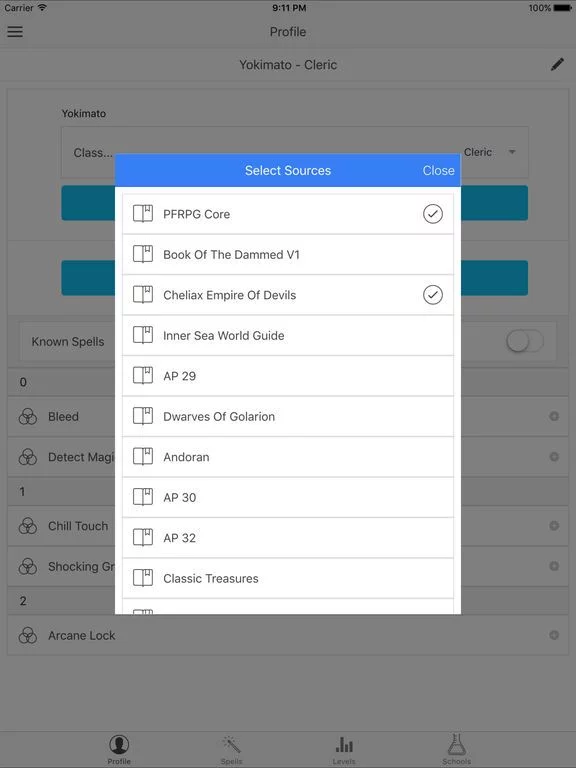 Изображение игры: Spellbook for Pathfinder