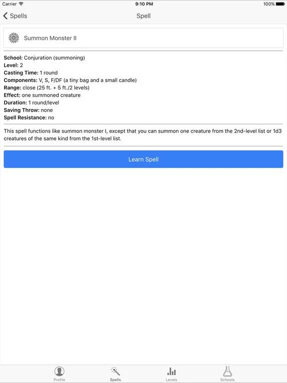 Изображение игры: Spellbook for Pathfinder