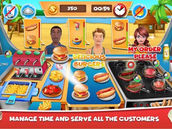 Изображение игры: Beach Food Truck -Cooking Game