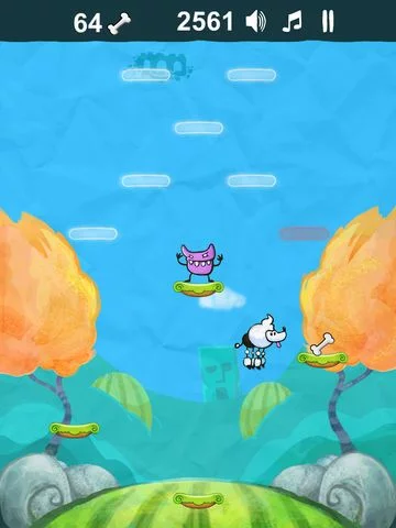 Изображение игры: Poodle Jump
