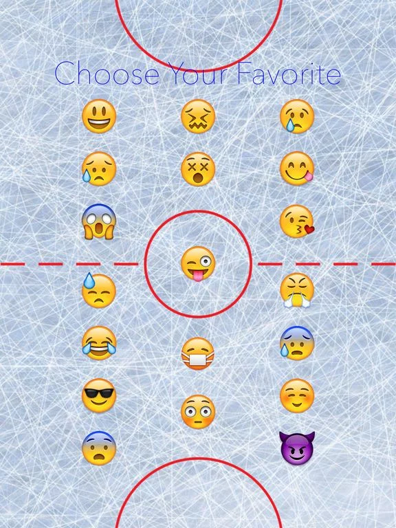 Изображение игры: EMOJI AIR HOCKEY