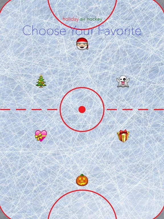 Изображение игры: Holiday Air Hockey