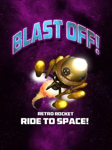 Изображение игры: Blast Off! - Retro Rocket Jump to Space