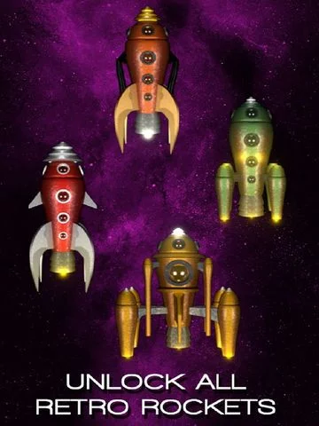 Изображение игры: Blast Off! - Retro Rocket Jump to Space