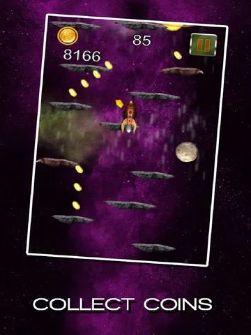 Изображение игры: Blast Off! - Retro Rocket Jump to Space