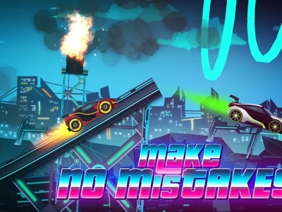 Изображение игры: Neon Rider Drives Sports Car
