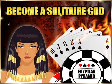 Изображение игры: Egyptian Pyramid Solitaire - For VIP Poker Players