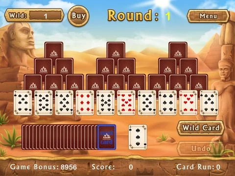 Изображение игры: Egyptian Pyramid Solitaire - For VIP Poker Players