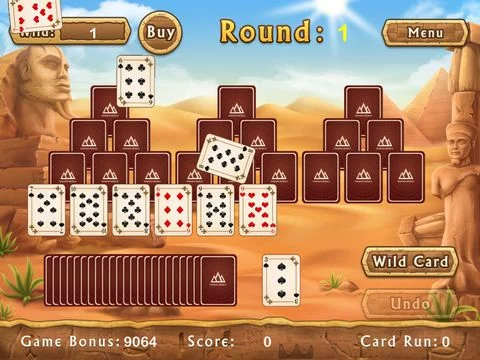 Изображение игры: Egyptian Pyramid Solitaire - For VIP Poker Players