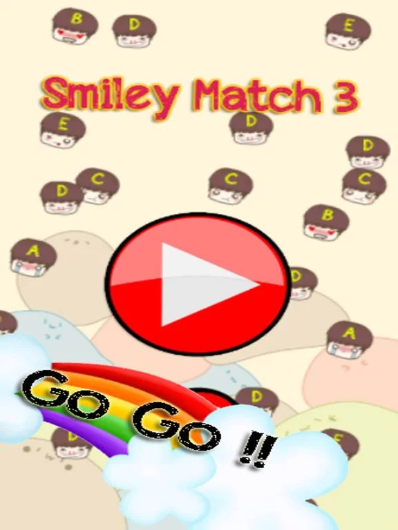 Изображение игры: Smiley Match 3 Puzzle Game