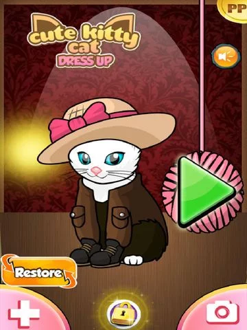 Изображение игры: Cute Kitty Cat Dress Up