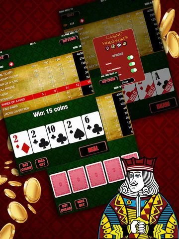 Изображение игры: Casino Video Poker - Free Jacks or Better
