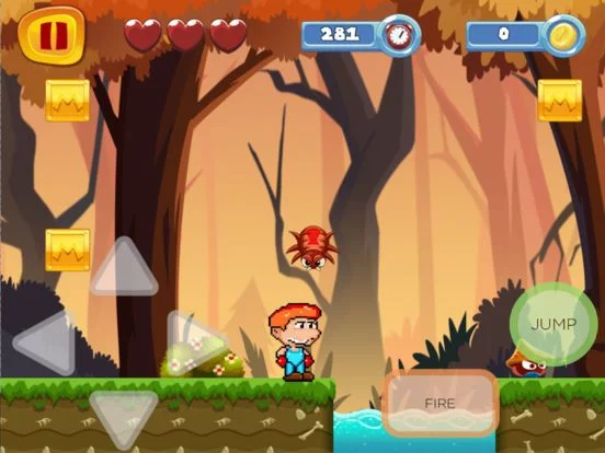 Изображение игры: Super Pixel Jumps & Run For Temple