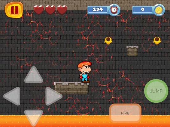 Изображение игры: Super Pixel Jumps & Run For Temple