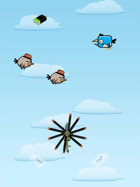Изображение игры: Tap Helicopter 2k16