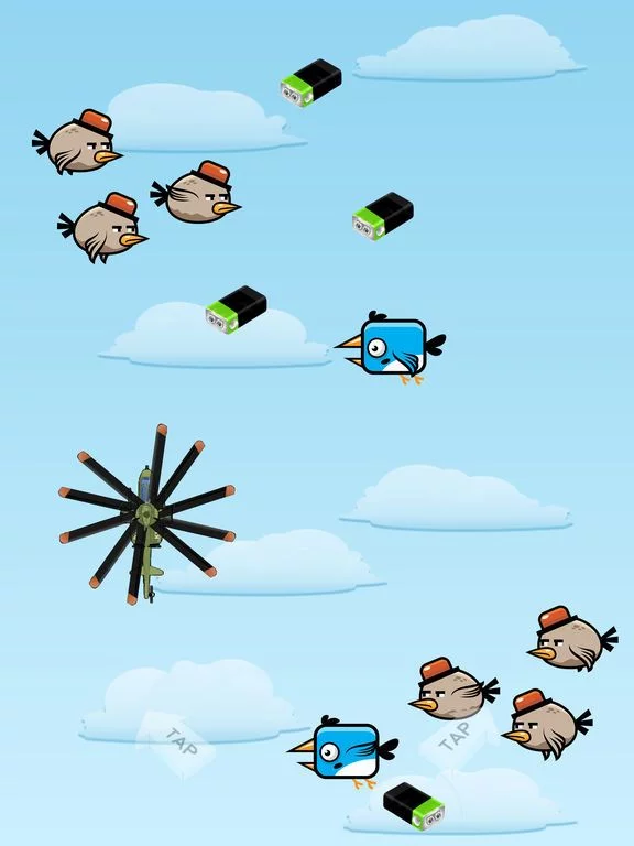 Изображение игры: Tap Helicopter 2k16