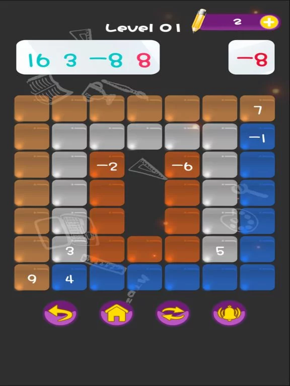 Изображение игры: Number Line Link - Draw Puzzle