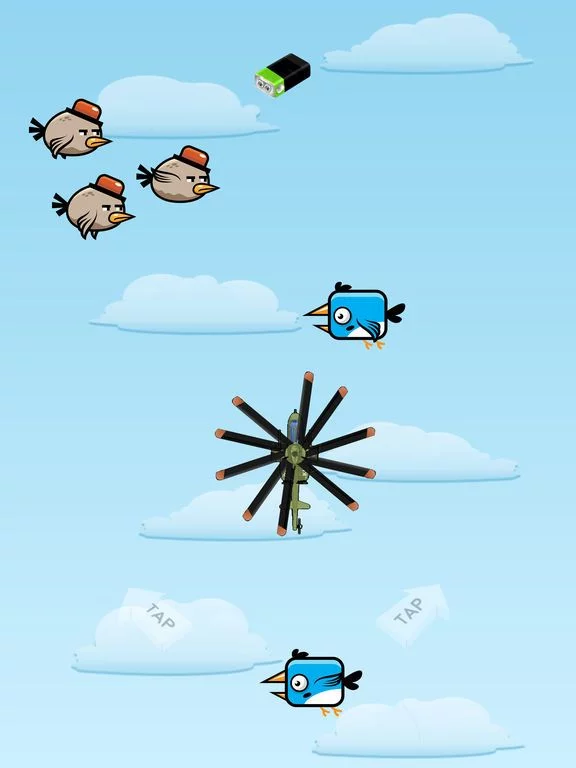 Изображение игры: Tap Helicopter 2k16