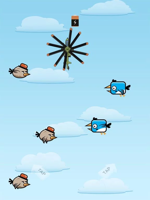 Изображение игры: Tap Helicopter 2k16