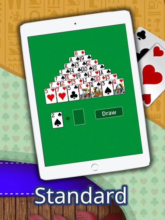Изображение игры: Pyramid Solitaire Pro.