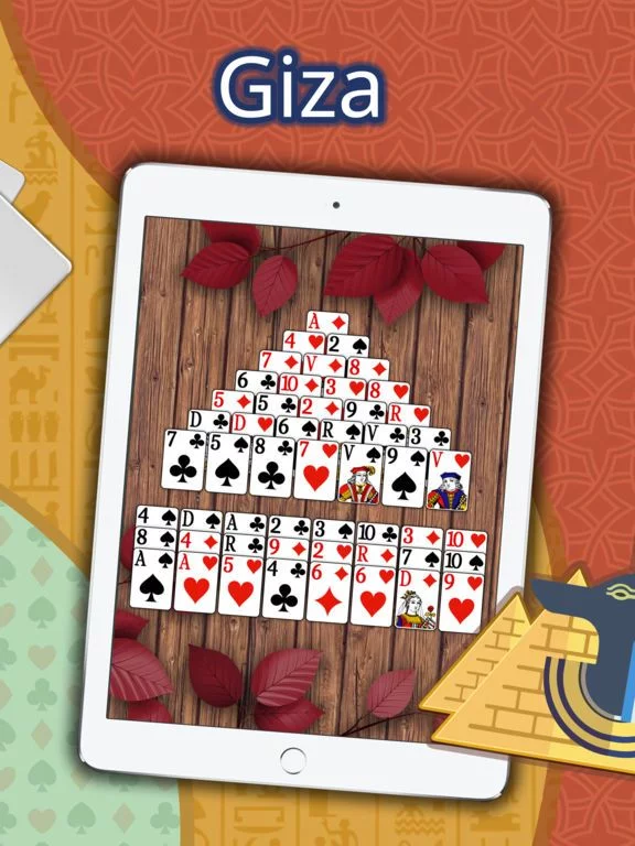 Изображение игры: Pyramid Solitaire Pro.