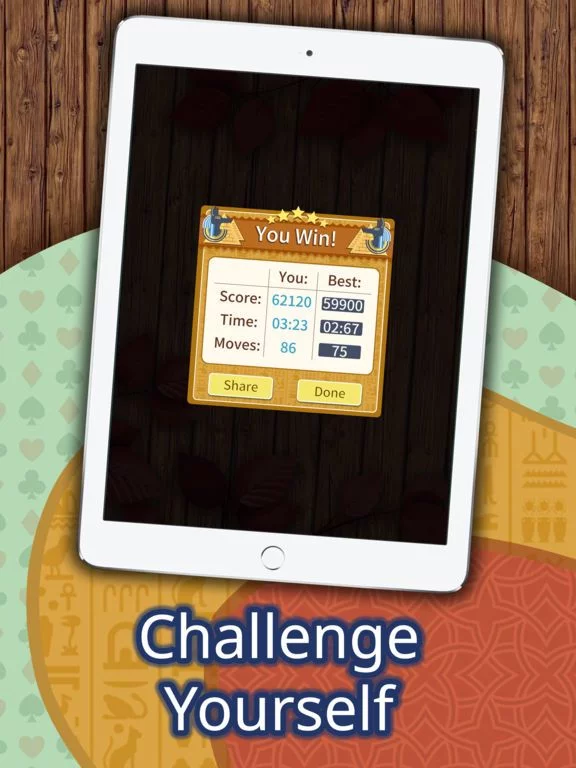Изображение игры: Pyramid Solitaire Pro.