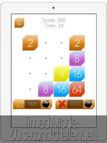 Изображение игры: 2048 Bombs!