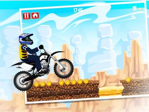 Изображение игры: super bike race - The Arcade Creative Game Edition