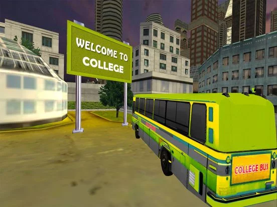 Изображение игры: Modern College Bus Sim