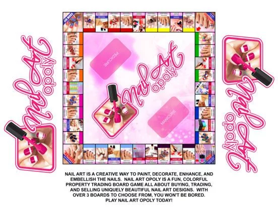 Изображение игры: Nail Art Opoly