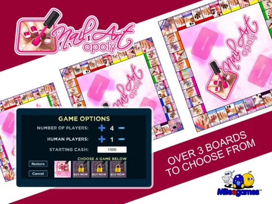 Изображение игры: Nail Art Opoly