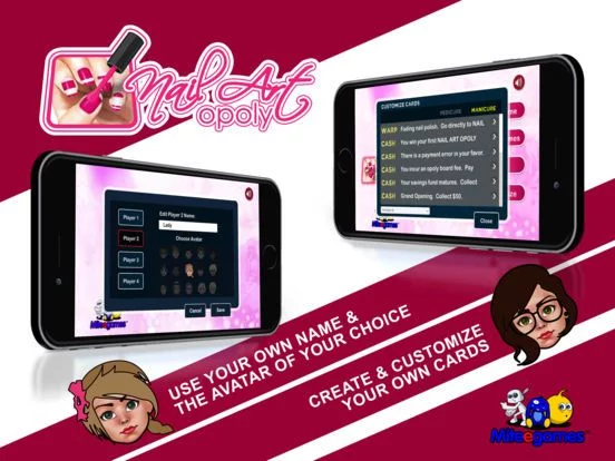 Изображение игры: Nail Art Opoly