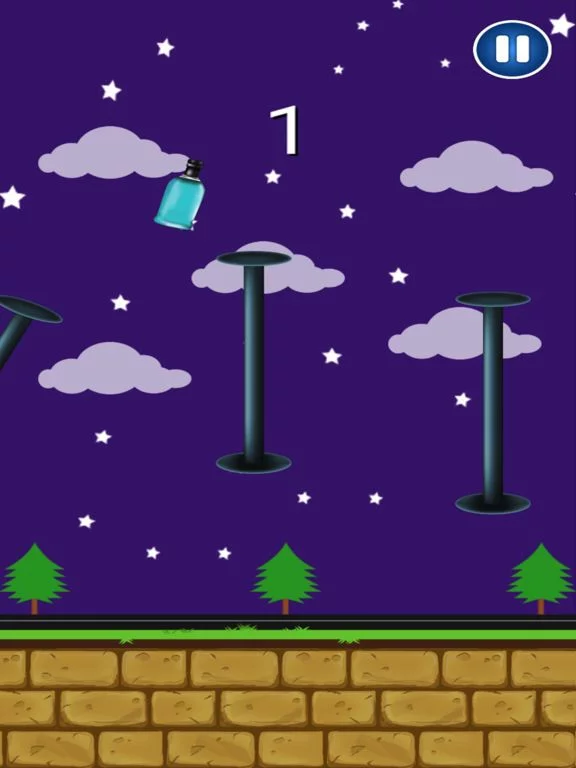 Изображение игры: Bottle Jump Adventure