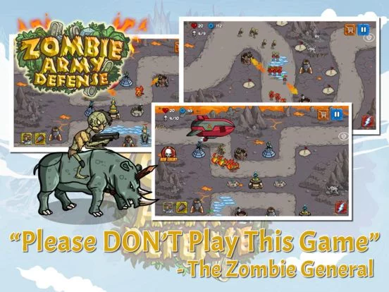 Изображение игры: Zombie Army Defense
