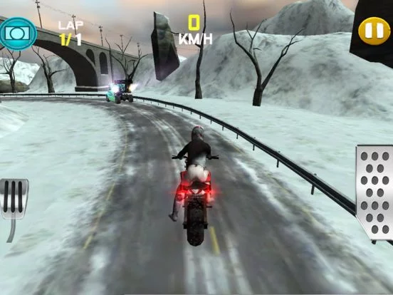 Изображение игры: Dirt Bike Beach Highway Traffic Race Game