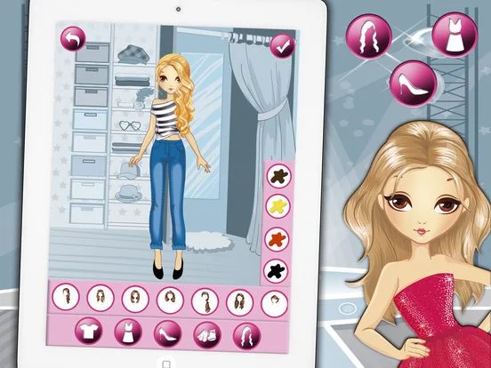 Изображение игры: Games of dressing girls fashion plates maker - Premium