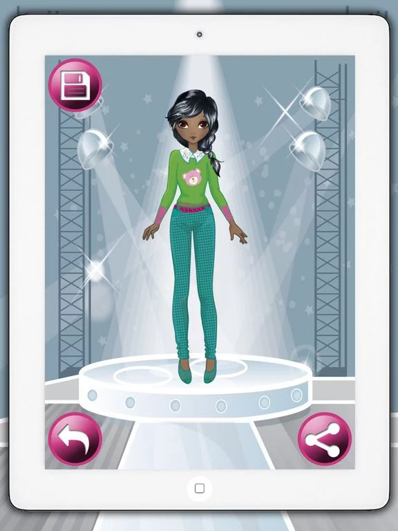 Изображение игры: Games of dressing girls – fashion designer