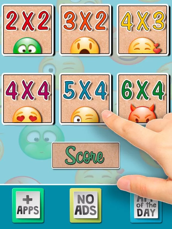 Изображение игры: Emojis Find the Pairs Learning & memo Game