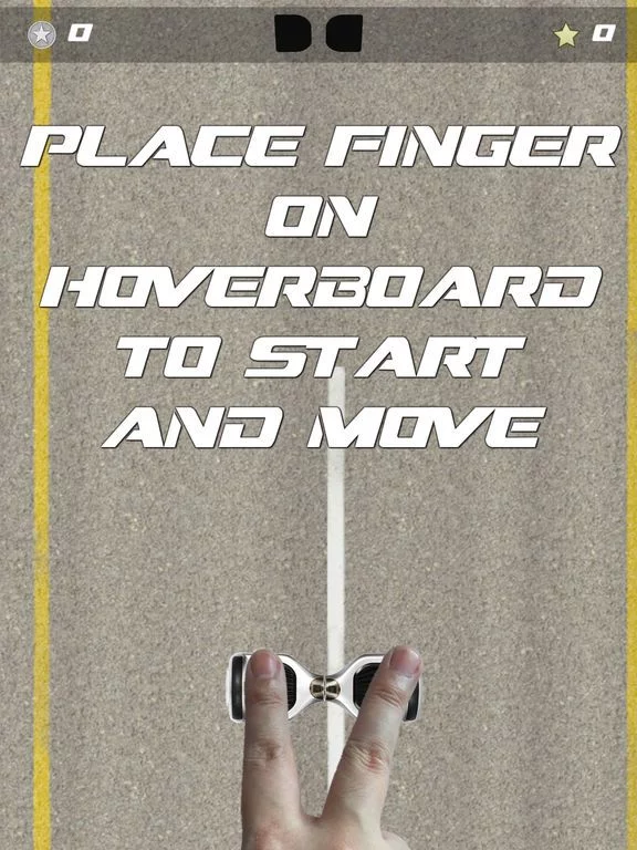 Изображение игры: Hoverboard on Street with 2 finger multitouch