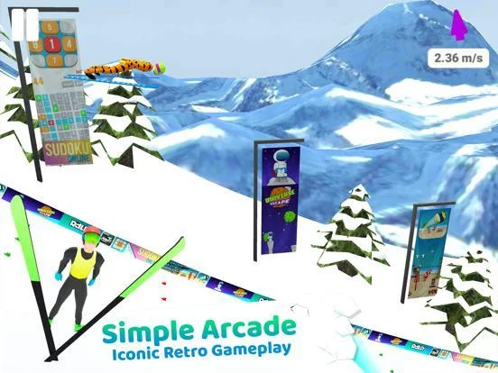 Изображение игры: Ski Jump 18