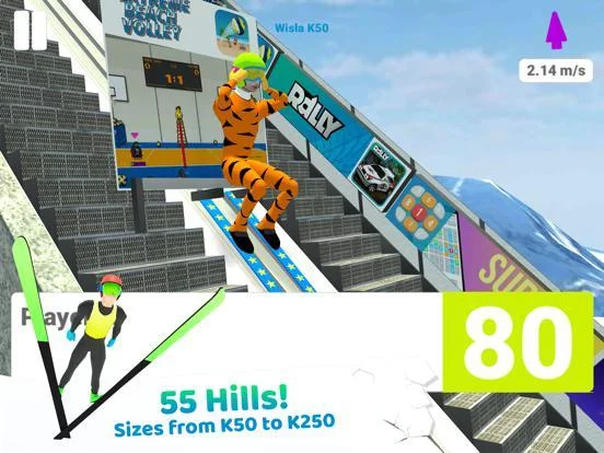 Изображение игры: Ski Jump 18