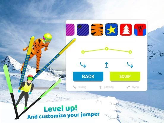 Изображение игры: Ski Jump 18